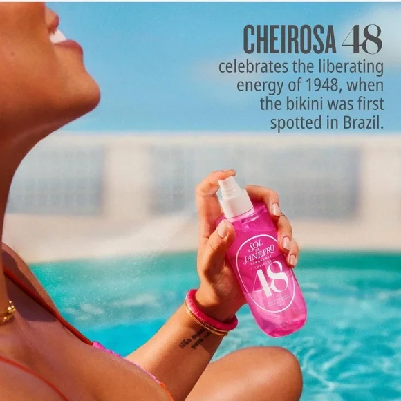 $12❤️🔥 LAST 1! Sol de Janeiro Cheirosa 48 Hair & Body Mist Mini ✨ NEW - Picture 4 of 7